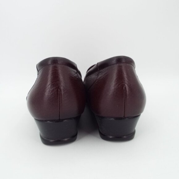 SAS Easier Antique Wine Tripad Comfort Leather Loafers Size 9N Narrow Width - Picture 7 of 15
